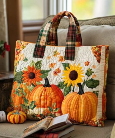 Rustic Bliss Quilted Tote Bag