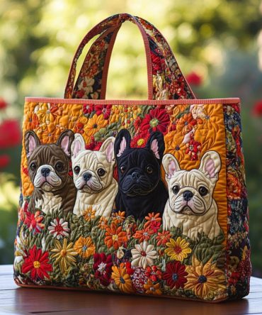 Rustle Snort Quilted Tote Bag