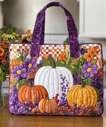 Season Glow Quilted Tote Bag