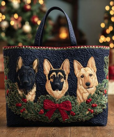 Shepherd Forest Quilted Tote Bag