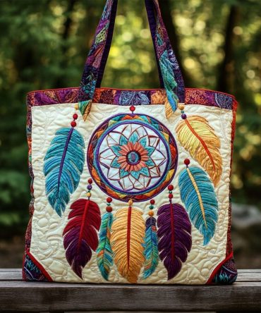 Soaring Dreams Quilted Tote Bag