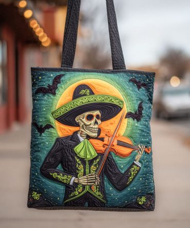 Soul Rhythm Quilted Tote Bag