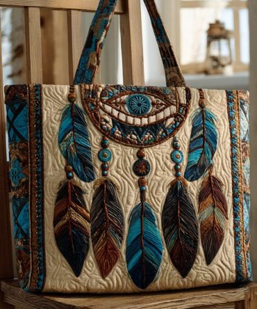 Starcatcher Quilted Tote Bag