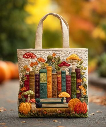 Story Grove Quilted Tote Bag