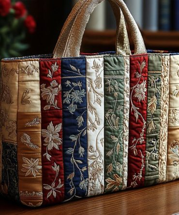 Storyline Quilted Tote Bag