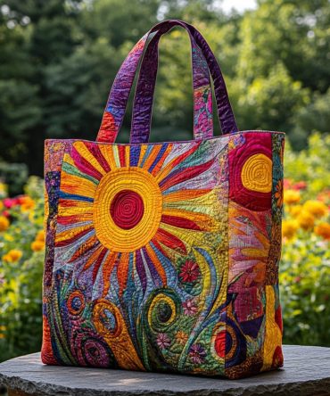 Sunbeam Bliss Quilted Tote Bag