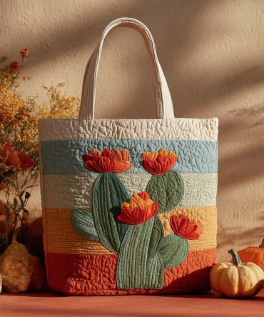 Sundown Mesa Quilted Tote Bag