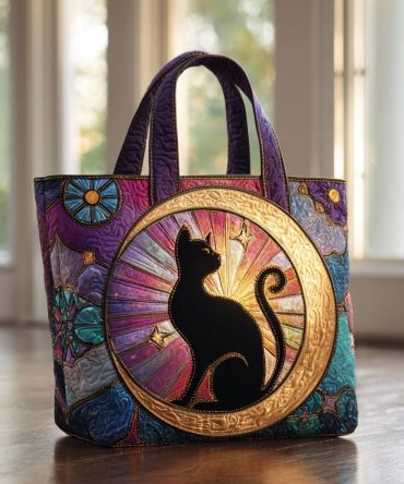 Sunlit Muse Quilted Tote Bag