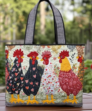 Sunny Side Up Quilted Tote Bag