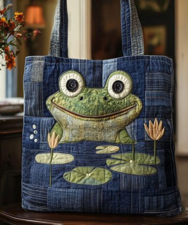 The Hoppy Camper Quilted Tote Bag