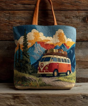 The Scenic Route Quilted Tote Bag