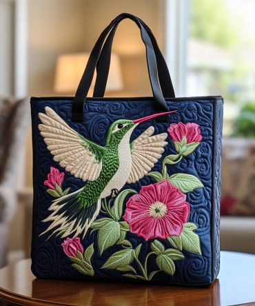 Vintage Flight Quilted Tote Bag