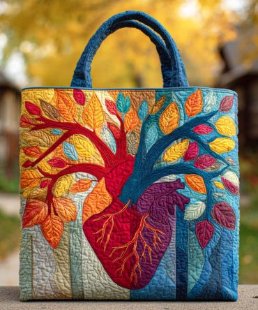 Vital Core Tree Quilted Tote Bag