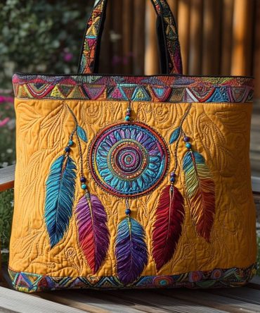 Whisper Web Quilted Tote Bag