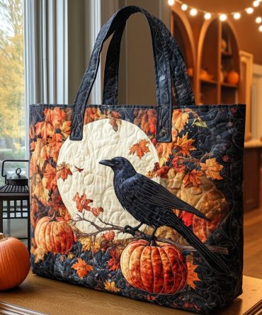 Whispering Wings Quilted Tote Bag