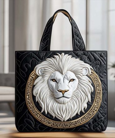 White Pride Quilted Tote Bag