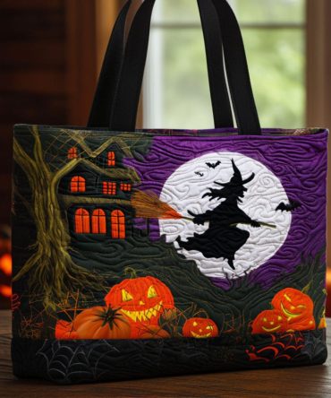 Wicked Whimsy Quilted Tote Bag
