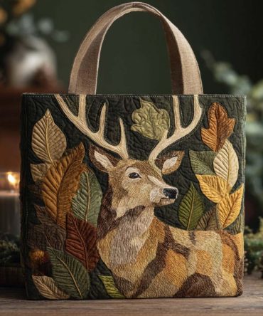 Wild Serenity Quilted Tote Bag