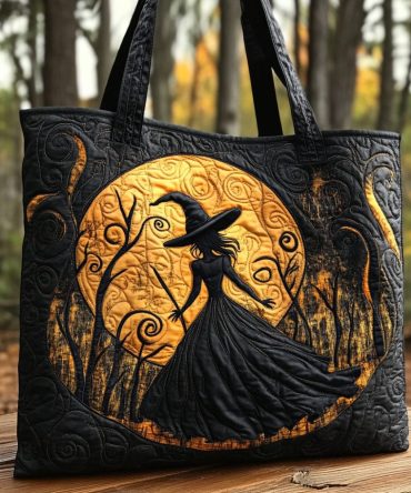 Witching Hour Magic Quilted Tote Bag