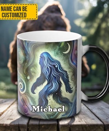 Cosmic Footsteps – Personalized Bigfoot Accent Mug