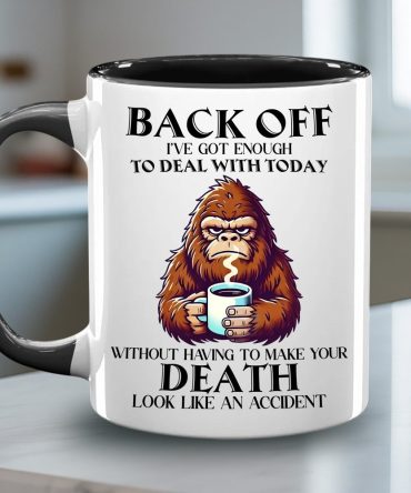Funny Bigfoot Coffee Accent Mug