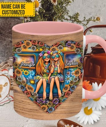 Hippie Personalized Accent Mug