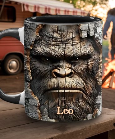 Morning Face – Personalized Funny Bigfoot Accent Mug