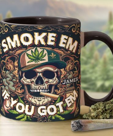 Smoke Em - Personalized Weed Accent Mug