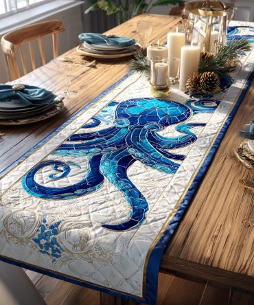 Abyss Glow Quilted Table Runner