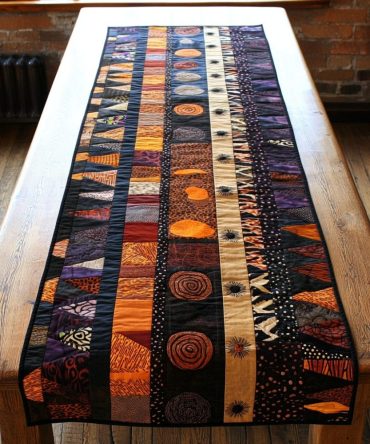 African Fusion Quilted Table Runner