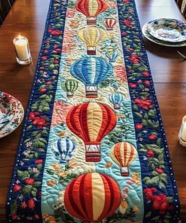 Airborne Magic Quilted Table Runner