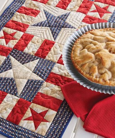 All-American Quilted Table Runner