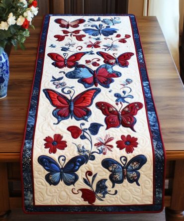 All-American Garden Quilted Table Runner