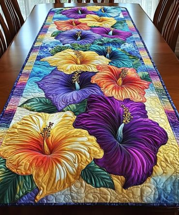 Aloha Beauty Quilted Table Runner