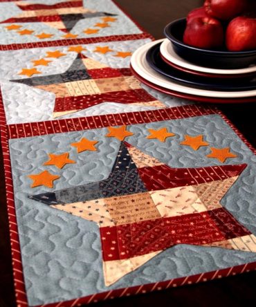 American Heritage Quilted Table Runner