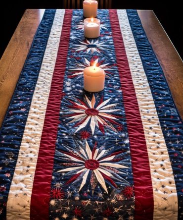 American Accent Quilted Table Runner