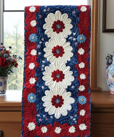 American Dream Quilted Table Runner