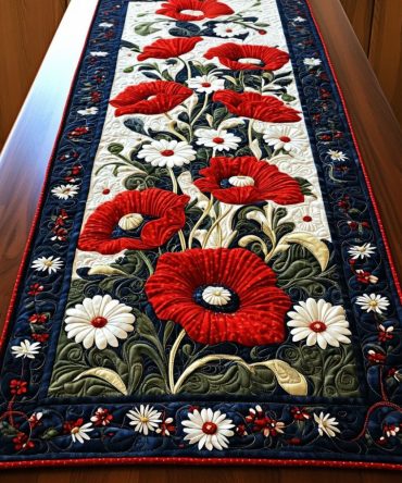 American Glory Quilted Table Runner