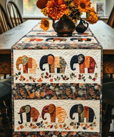 Ancient Steps Quilted Table Runner