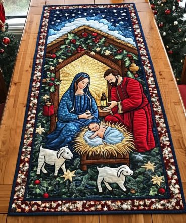 Bethlehem Guiding Light Quilted Table Runner