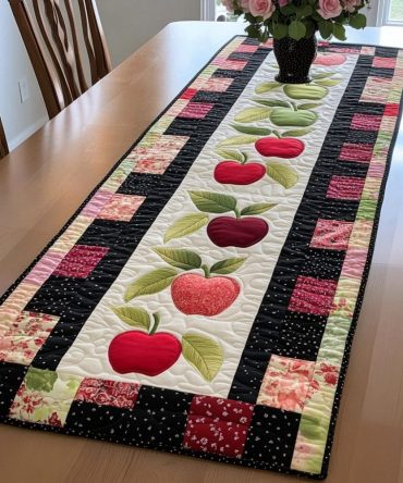Apple Orchard Quilted Table Runner