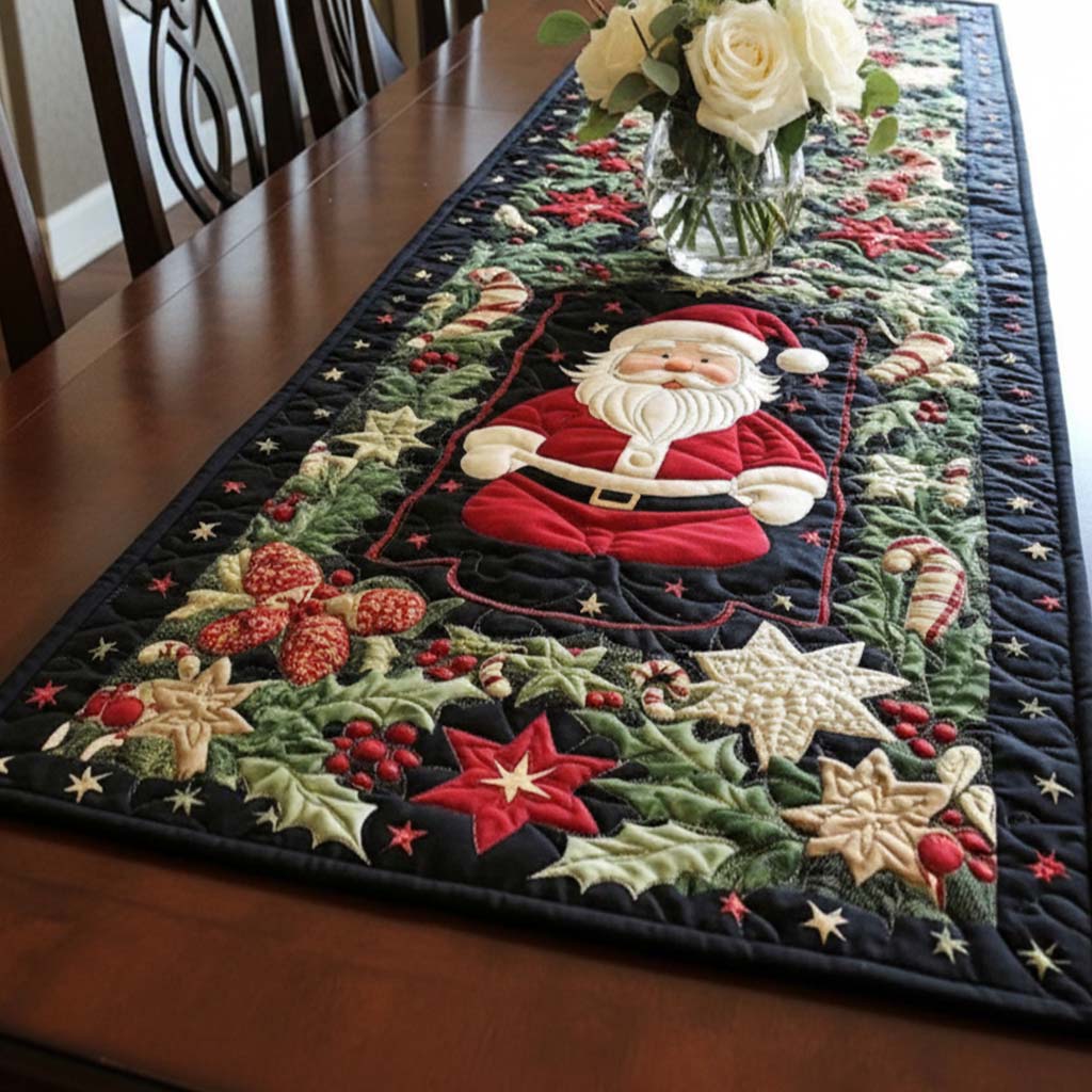 Arctic Glow Quilted Table Runner - Image 4