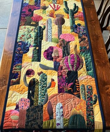 Arid Beauty Quilted Table Runner