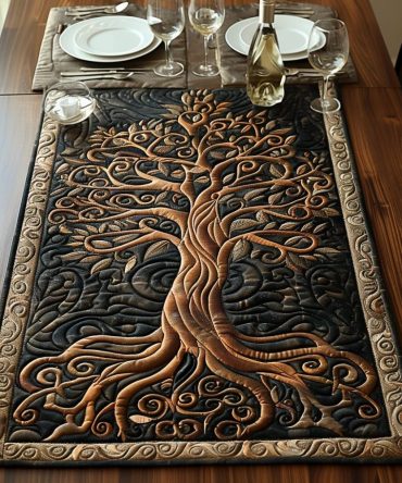 Astral Roots Quilted Table Runner