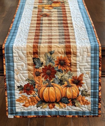 Autumn Whispers Quilted Table Runner