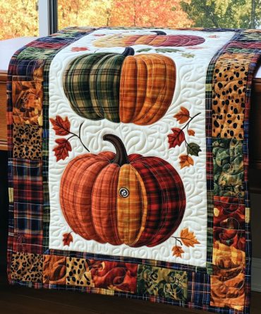 Autumn Acres Delight Quilted Table Runner