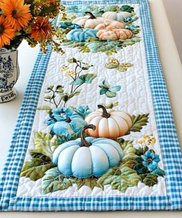 Autumn Blessings Quilted Table Runner