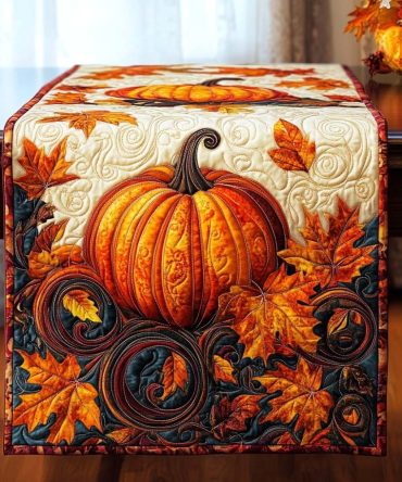 Autumn Harvest Quilted Table Runner