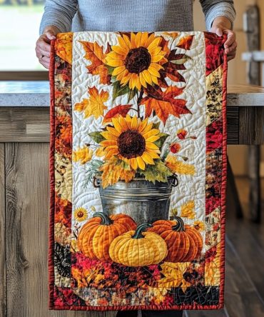 Autumn Splendor Quilted Table Runner