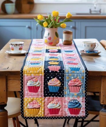 Baker Confection Quilted Table Runner